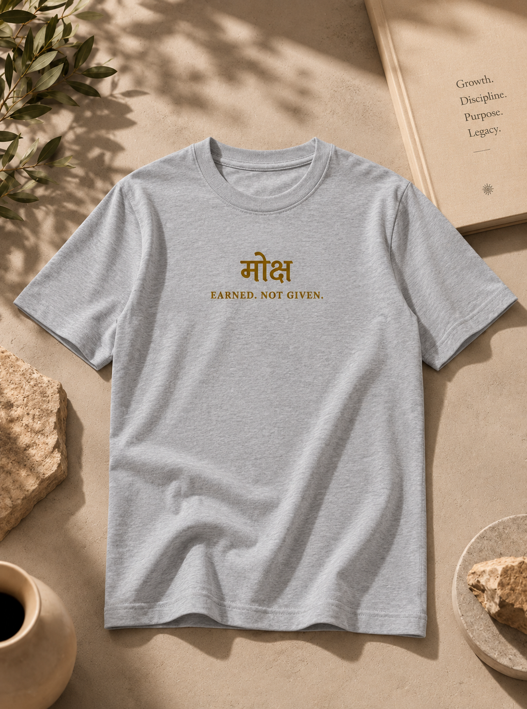 Moksha - Embroidered Oversized T-Shirt