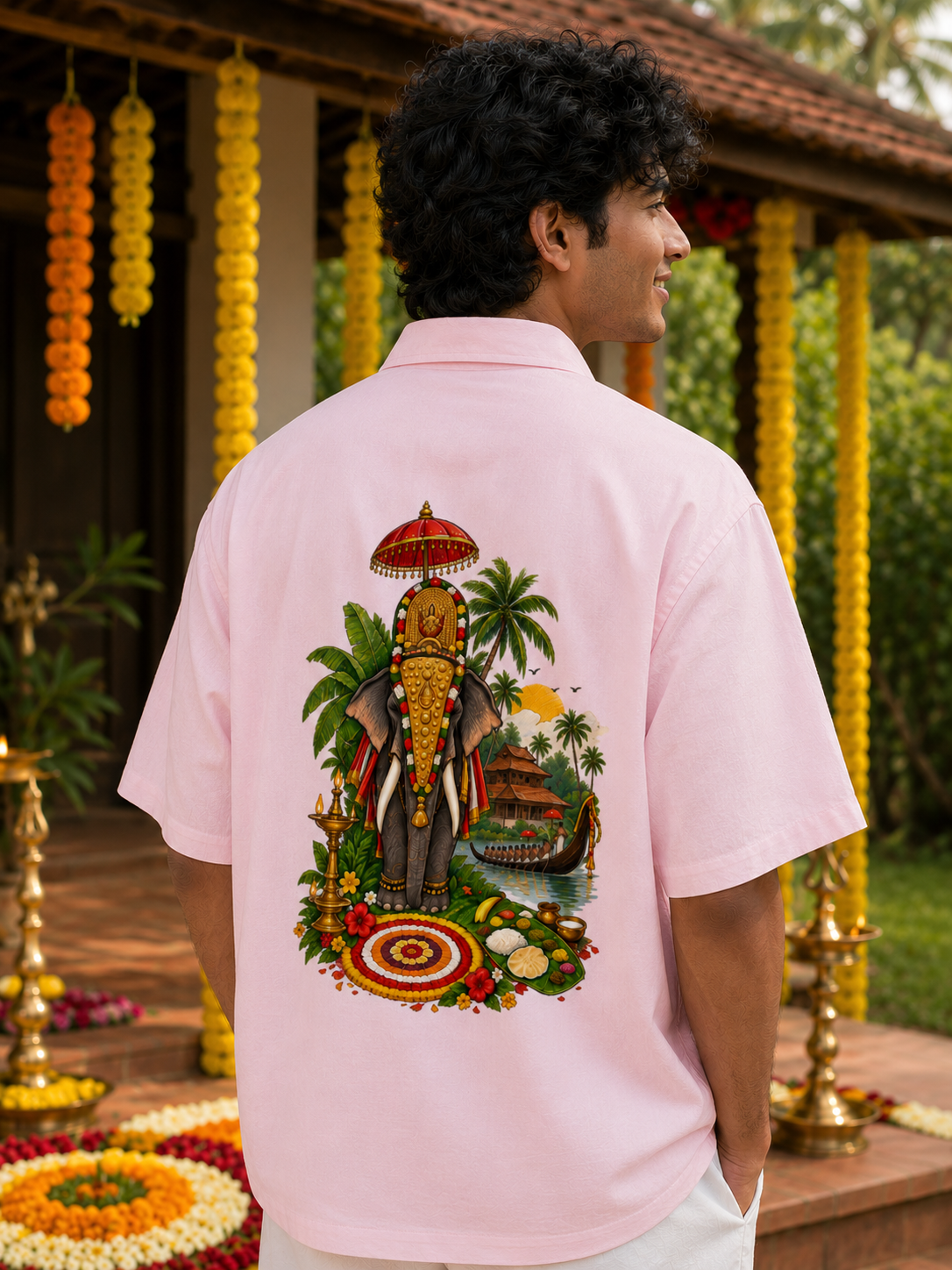 Onam Vellam - Oversized Shirt