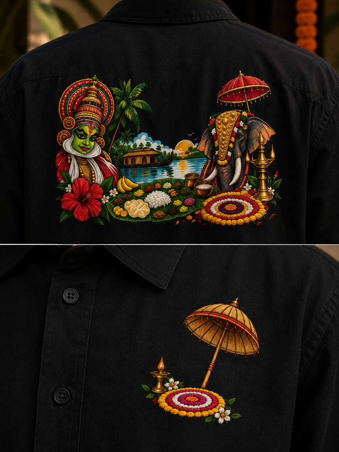 Onam Kathakali Oversized Shirt