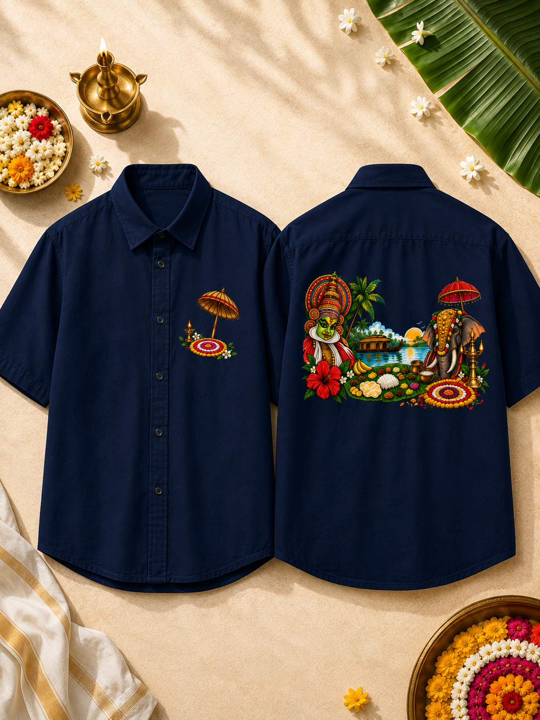 Onam Kathakali Oversized Shirt
