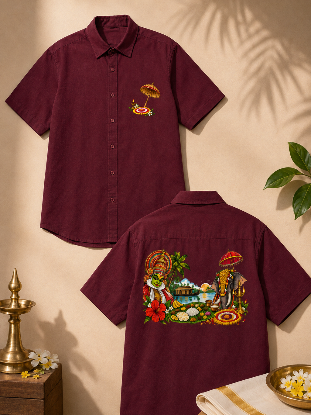 Onam Kathakali Oversized Shirt