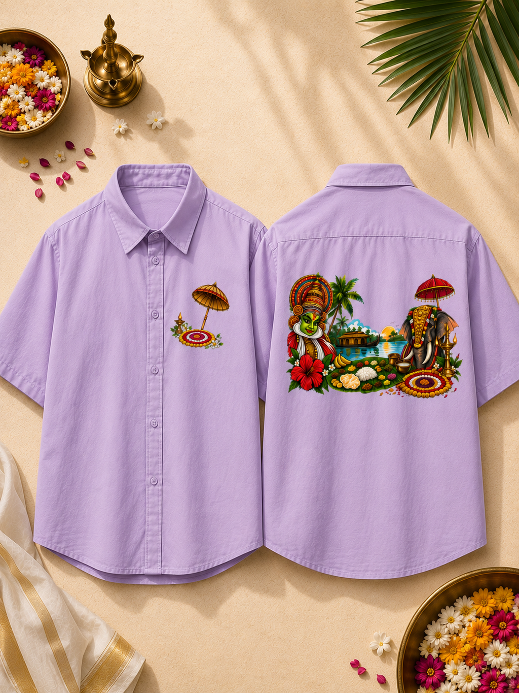 Onam Kathakali Oversized Shirt