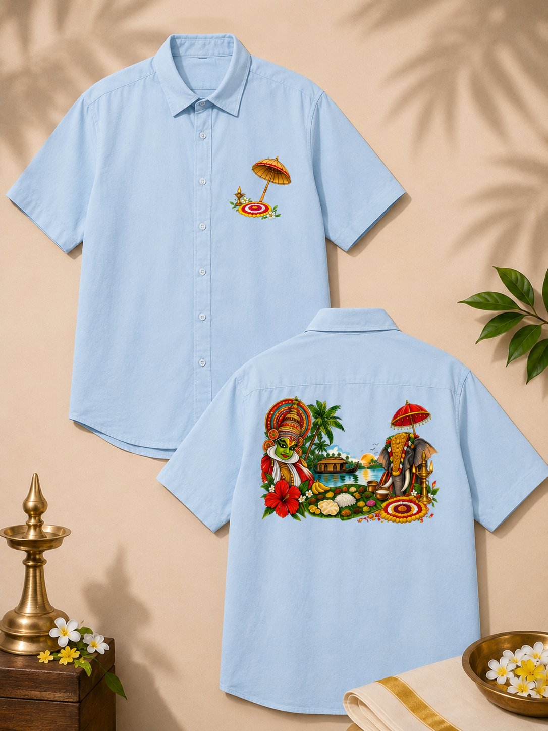 Onam Kathakali Oversized Shirt