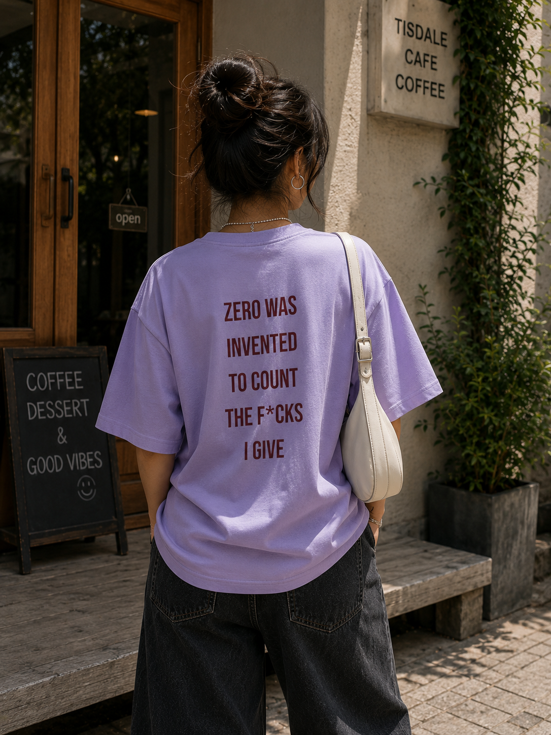 Zero Was Invented - Women's Oversized Heavyweight T-Shirt