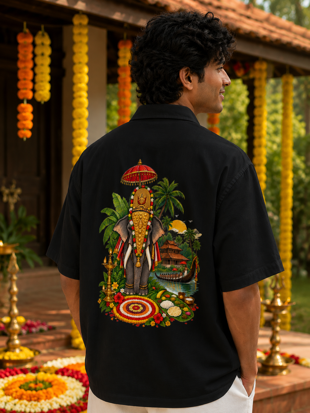 Onam Vellam - Oversized Shirt