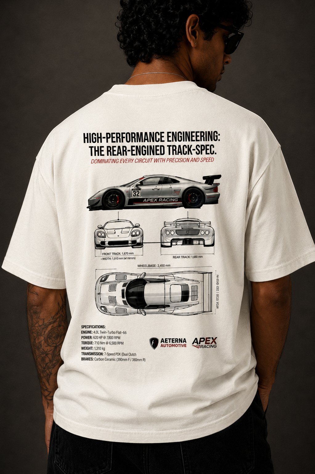 Track Spec Premium Oversized T-Shirt
