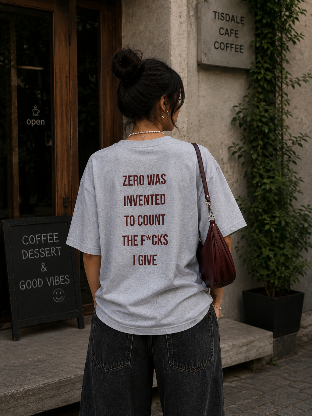 Zero Was Invented - Women's Oversized T-Shirt
