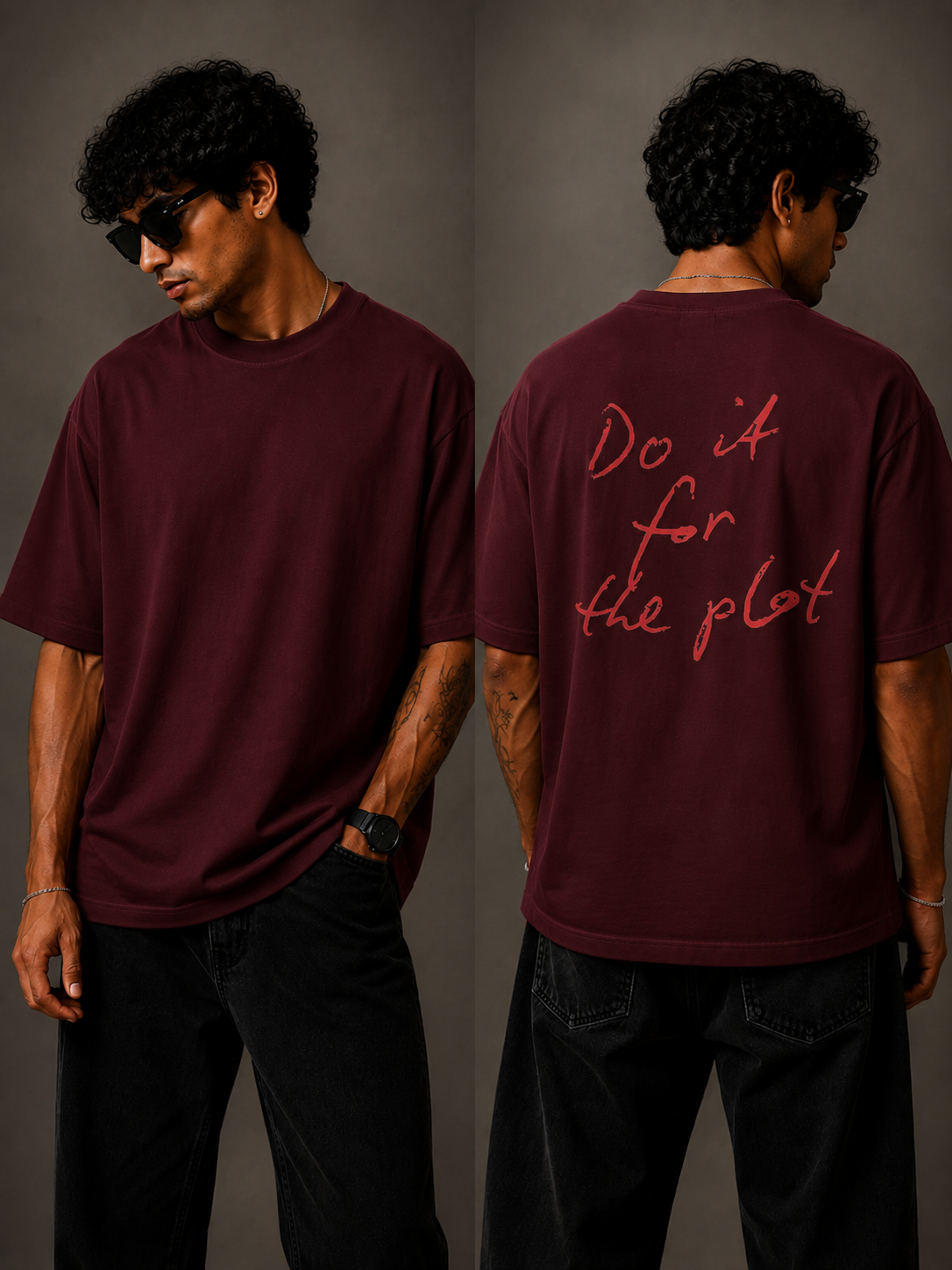 Do It For The Plot Oversized T-Shirt