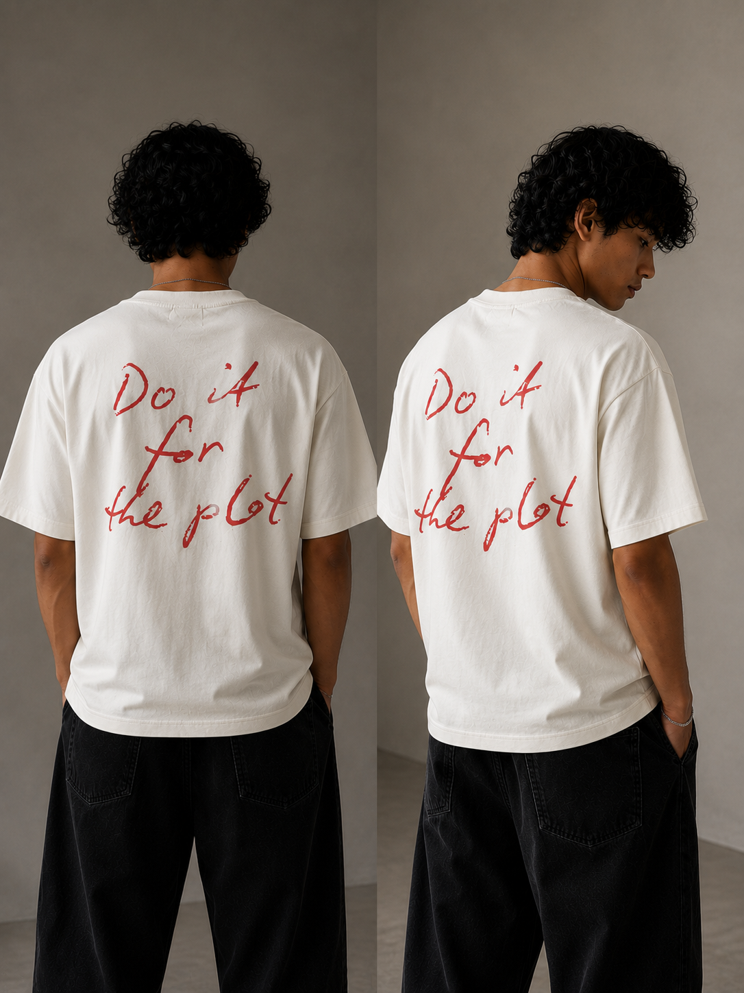 Do It For The Plot Oversized T-Shirt