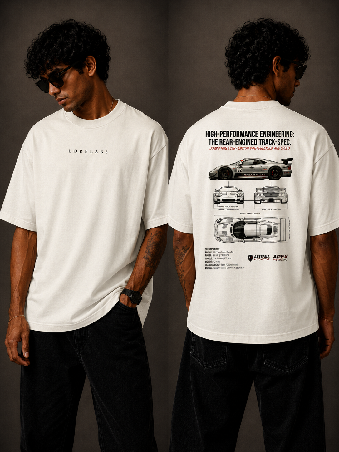 Track Spec Premium Oversized T-Shirt
